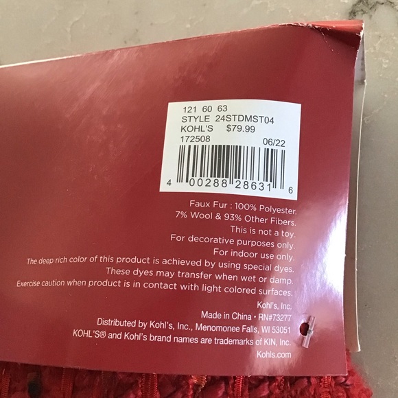 St. Nicholas Square Tree Skirt - Picture 5 of 6